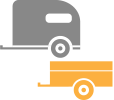 Multi-trailer icon